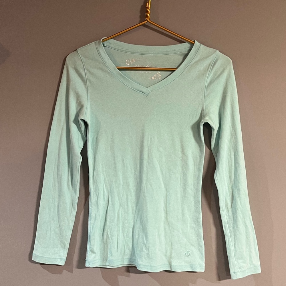 Sea Breeze Aqua Vintage Limited Too Top Size 14